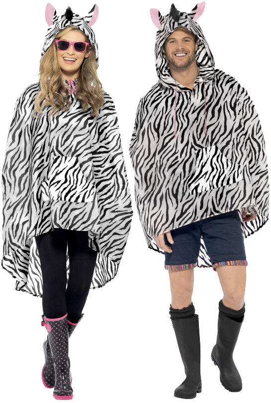 Zebra Party Poncho Regenschutz Online Hot Sale