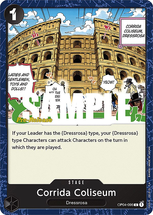 Corrida Coliseum (OP04-096) - Kingdoms of Intrigue Pre-Release Cards  [Common] Online Sale