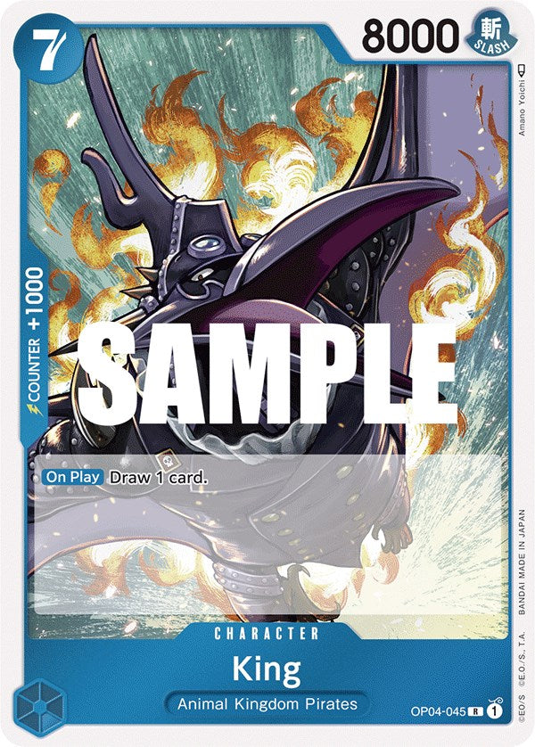 King (OP04-045) - Kingdoms of Intrigue Foil [Rare] Online Hot Sale