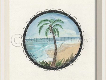 Spicher & Company WC Porthole to the Palm Tree 27132 Online Sale