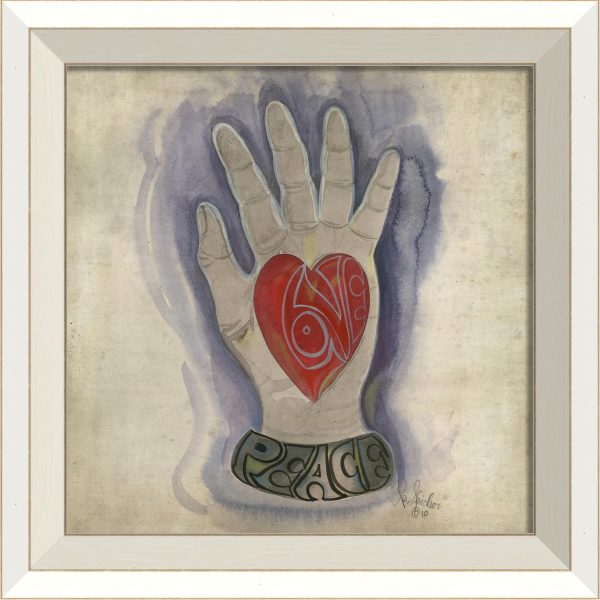 Spicher & Company WC Peace and Love Hand 22465 Sale