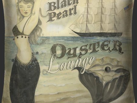 Spicher & Company The Black Pearl Oyster Lounge Pillow 15041 For Cheap