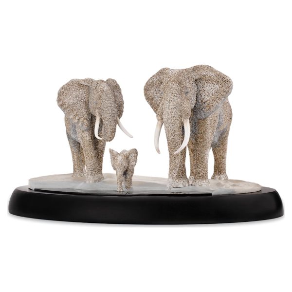 Swarovski Crystal Myriad Kujali Elephants Figurine 5598485 on Sale