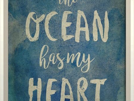 Spicher & Company WC The Ocean has My Heart on blue 87463 Cheap