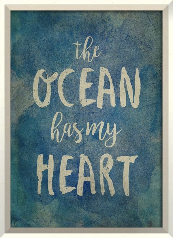 Spicher & Company WC The Ocean has My Heart on blue 87463 Cheap