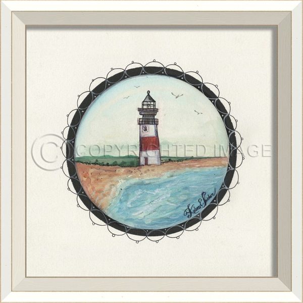 Spicher & Company WC Porthole to the Red Stripe Lighthouse 27133 Supply