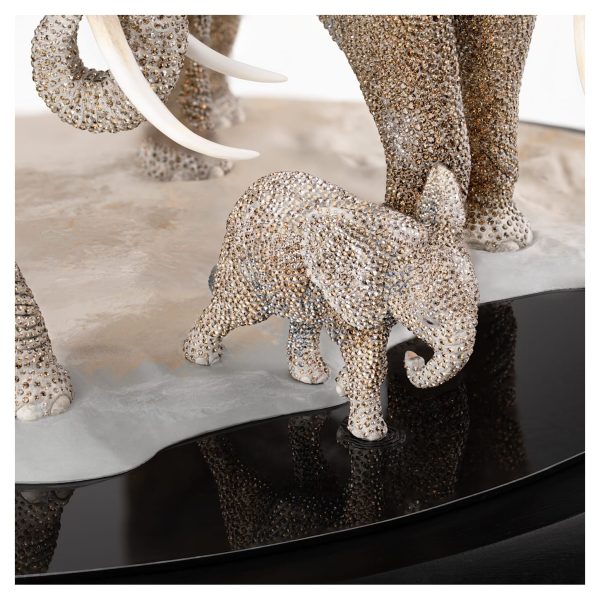 Swarovski Crystal Myriad Kujali Elephants Figurine 5598485 on Sale