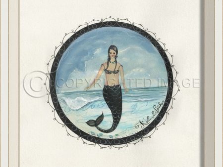 Spicher & Company WC Porthole to the Mermaid in the Waves 27129 Cheap