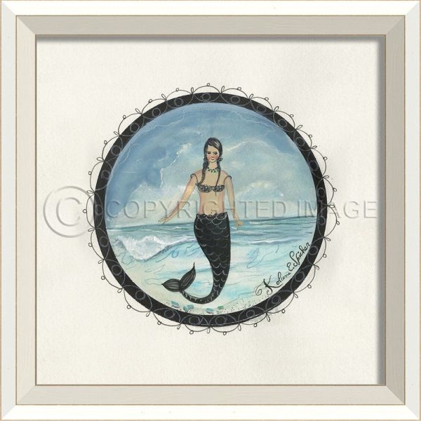 Spicher & Company WC Porthole to the Mermaid in the Waves 27129 Cheap