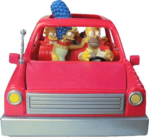 SIMPSONS CAR (TALKING-TESTED WORKING) - PLAYMATES-2001 Supply