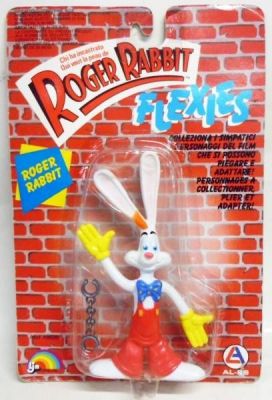 WHO FRAMED ROGER RABBIT: ROGER RABBIT - LJN TOYS-FLEXIES-1988 on Sale